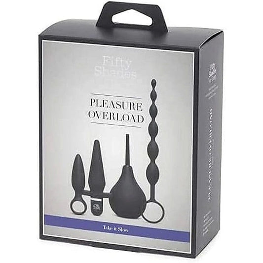Fifty Shades of Grey Pleasure Overload Starter Anal Kit - Butt Plugs