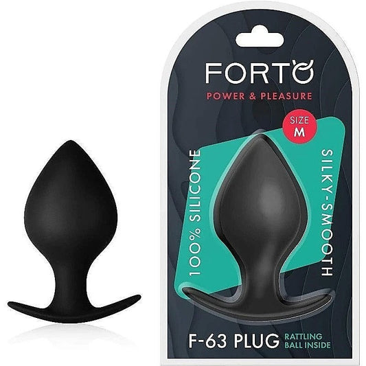 Forto F-63 Rattler Spade Black - Butt Plugs