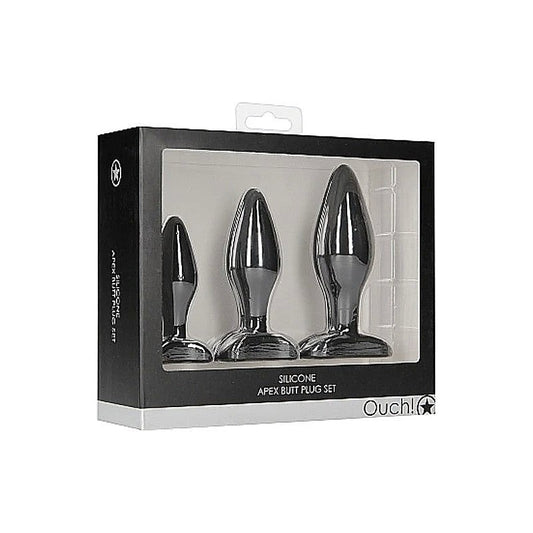 Ouch! Apex Butt Plug Set - Butt Plugs