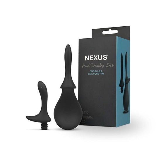 Nexus Anal Douche Set Black - Anal Cleansing