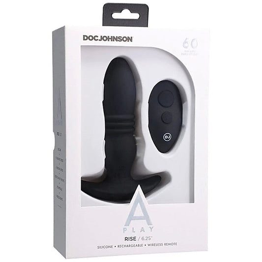 A-Play RISE Rechargeable Silicone Anal Plug with Remote - Prostate Toys