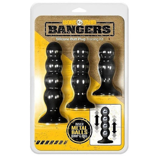 Boneyard Bangers Training Kit - Unleash Pleasure Beyond Imagination - Butt Plugs