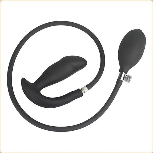 Inflatable Dildo Pump Penis Anal Butt Plug - Butt Plugs