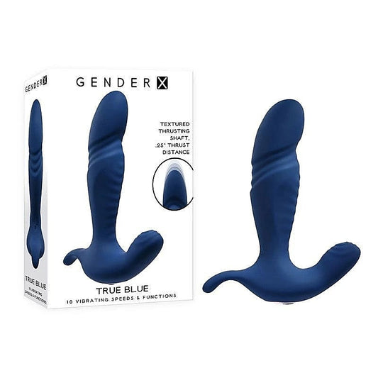 Gender X TRUE BLUE - Luxurious Prostate Massager for Unparalleled Pleasure - Prostate Toys