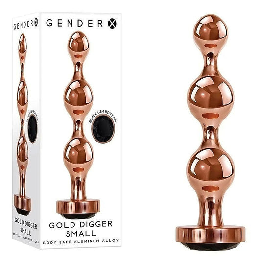 Gender X GOLD DIGGER - Customizable Anal Pleasure - Butt Plugs