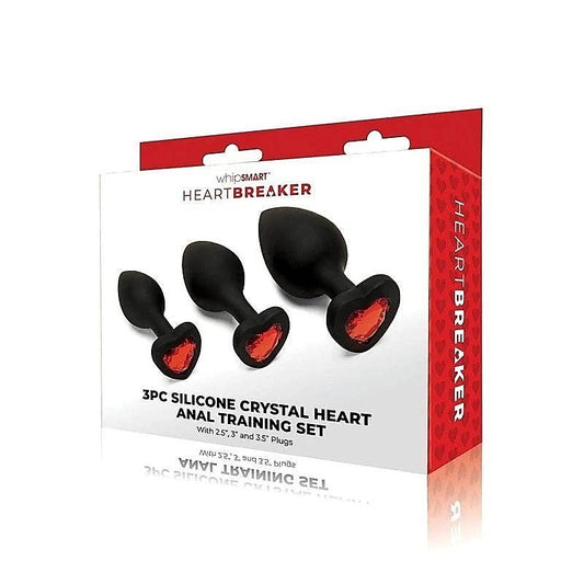 Crystal Heart Anal Training Set - Discover Pleasure at Your Pace