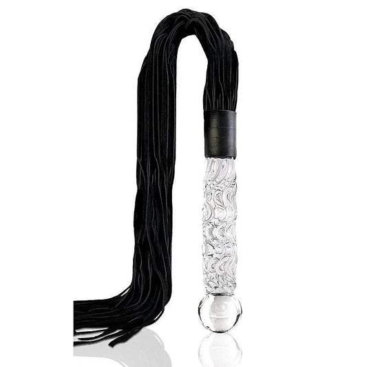 Pipedream Icicles No 38 Hand Blown Glass Whip - Anal Dildos