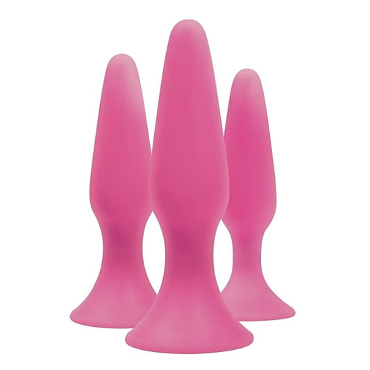 NS Novelties Sliders Anal Training Kit - Smooth Silicone Plugs for Beginners