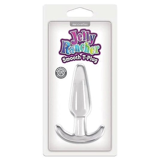 Jelly Rancher T Plug Smooth Clear - Butt Plugs