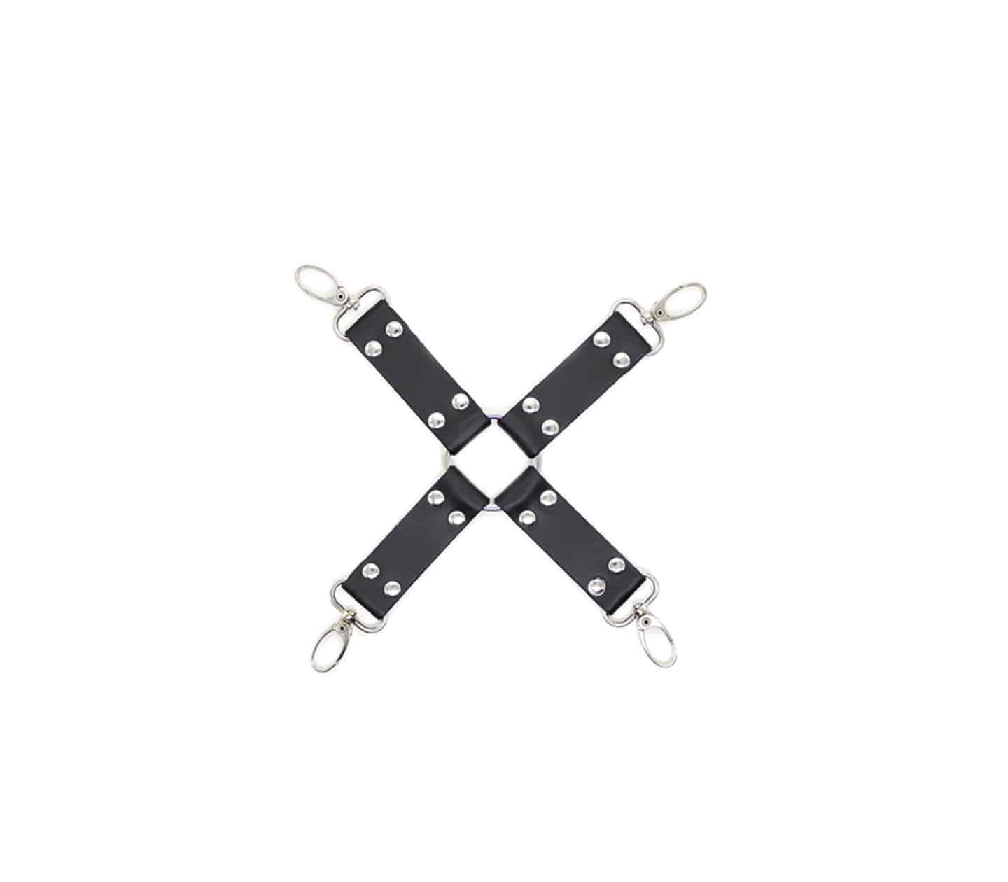 Berlin Baby PU Hog Tie Cross Shackle Piece Default Title Cuffs And Restraints