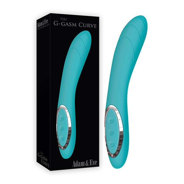 Adam and Eve The G Gasm Curve G Spot Vibrator Aqua G-Spot Vibrators