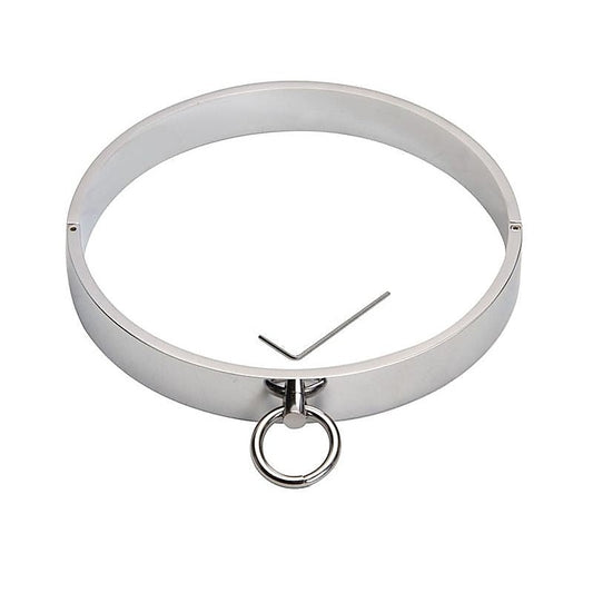 BDStyle Mouaward - Secure, Stylish Metal Slave Collar - Collars and Leads