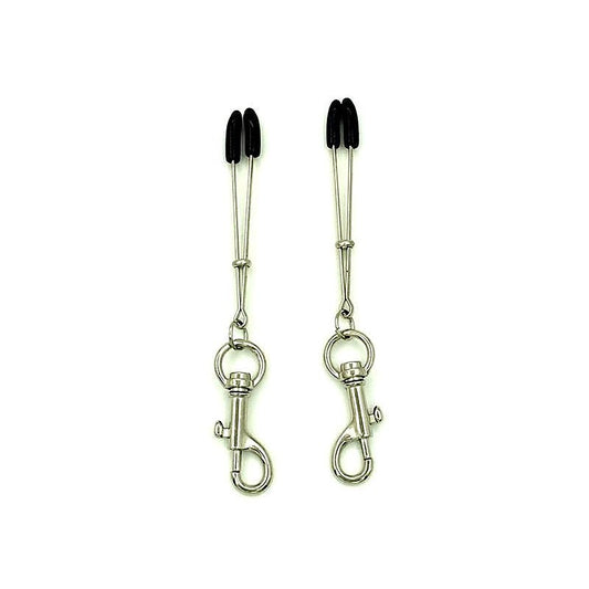 Tweezer Nipple Clamps with Snap Hook