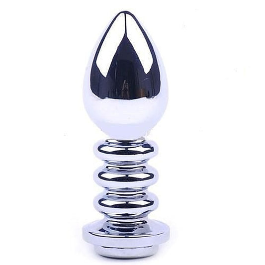 Ribbler Metal Jeweled Butt Plug - G-Spot Vibrators