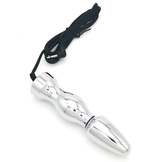 Bipolar Metal Electric Shock Butt Plug - T - Electro Sex