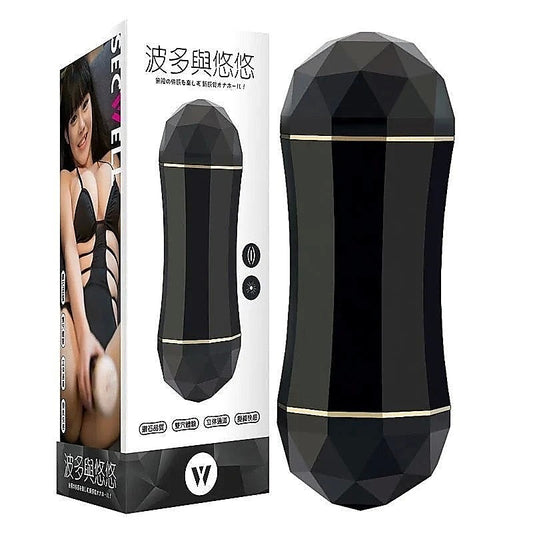 Realistic Anal Masturbator with Hardcase - Realistic Butts And Vaginas