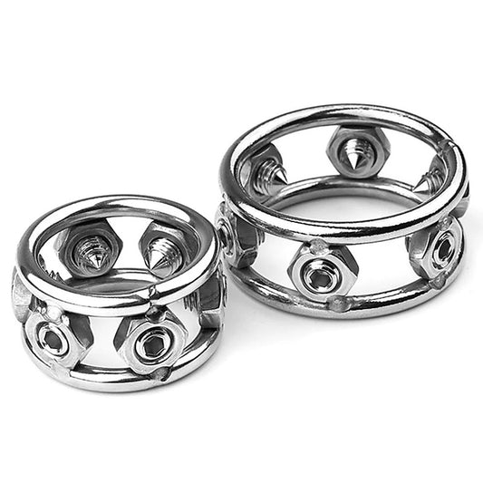 Targeted stimulation with six strategically placed spikes for enhanced sensations. - Cock Rings