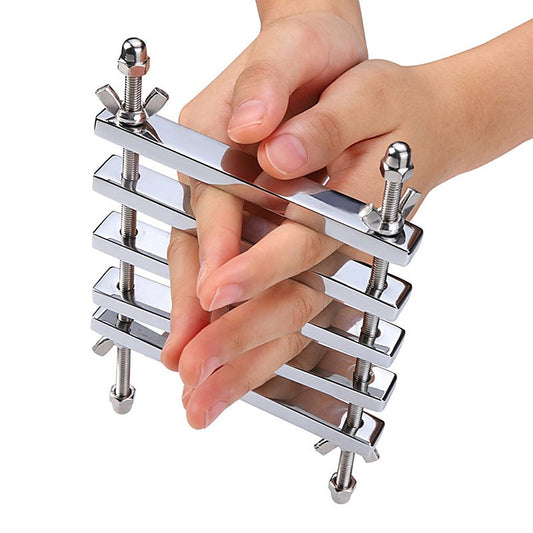 Finger Restraint Splint Cuffs by BDStyle - Steel Sex Toys
