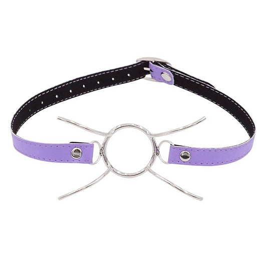 BDStyle Deluxe Spider Bondage Gag with Pin Buckle - Bondage Gags and Bits