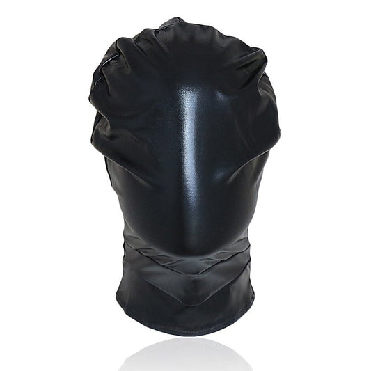 BDStyle Patent Leather Full Head Bondage Hood
