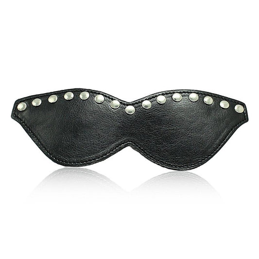 BDStyle Black Leather Blindfold Mask - Blindfolds And Masks