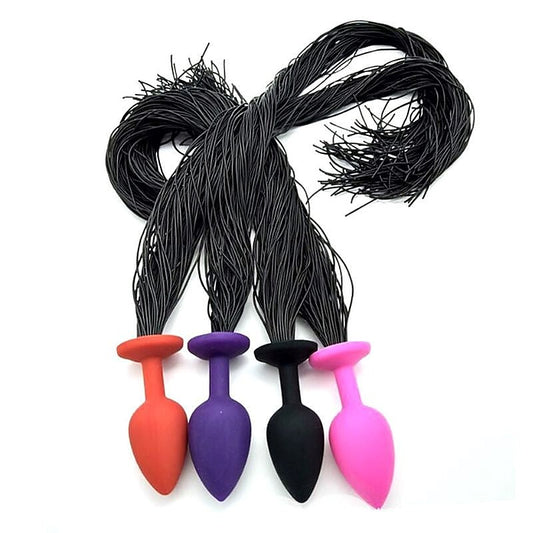 Horsetail Silicone Anal Plug Medium