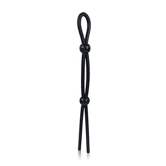 Black Adjustable Penis Ties - Cock Rings