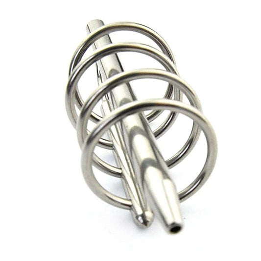 Gates of Hell Cock Cage & Penis Plug - Male Chastity