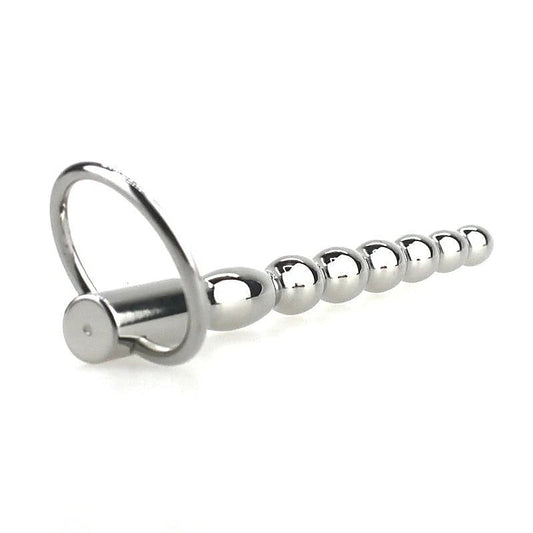 Steel Power Tools Penis Plug with Glans Ring - Penis Plugs