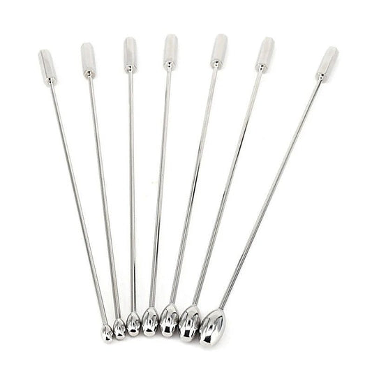 Stainless Steel Solid Penis Plug Set - Penis Plugs
