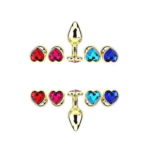 Bejeweled Bliss - Medium Stainless Steel Butt Plug - Butt Plugs