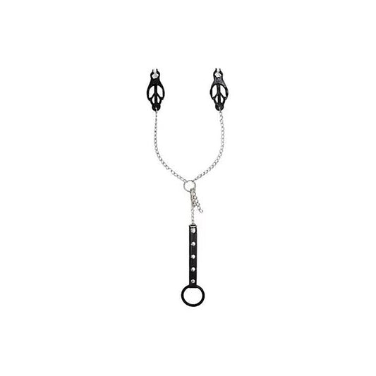 Japanese Clover Clamps With Cock Ring Set