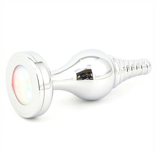 Metal Cusp Head Butt Plug Sparkler - Steel Sex Toys