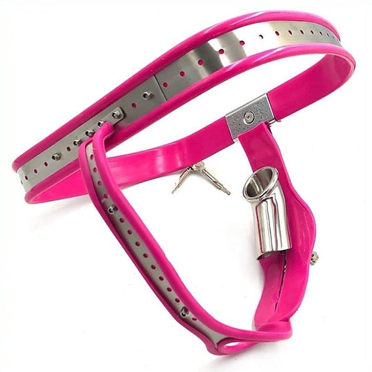 BDStyle's Stainless Steel Male Chastity Cage - Secure, Adjustable, and Stylish
