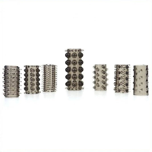 BDStyle Tickler Sleeves - Variety of Stimulating Textures for Heightened Pleasure - Cock Rings