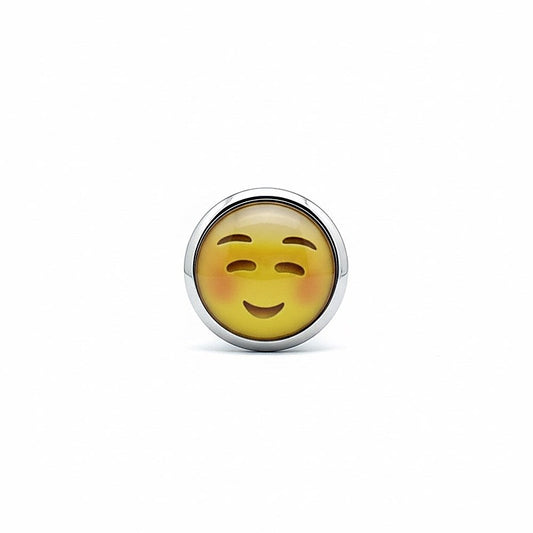 Smiling Face Steel Anal Plug - Steel Sex Toys