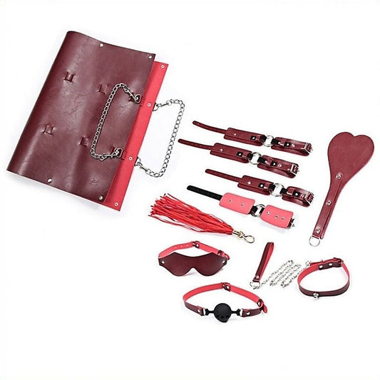 BDStyle Shoulder Bag 8-Piece Bondage Essentials