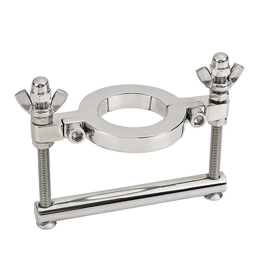 Plateless Ball Crusher With Ball Weight Attachments - Ball and Cock Toys