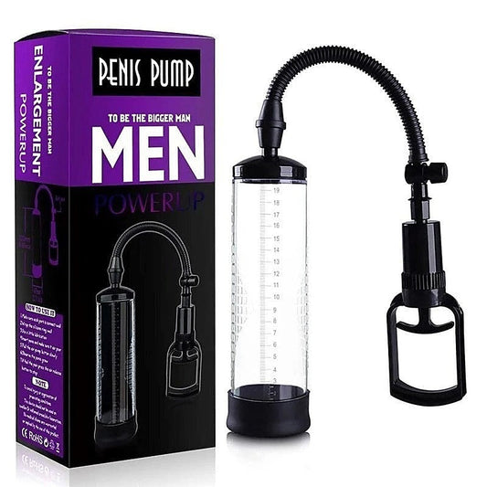 Power UP Penis Pump with Pull Rod - Pumps, Extenders and Sleeves