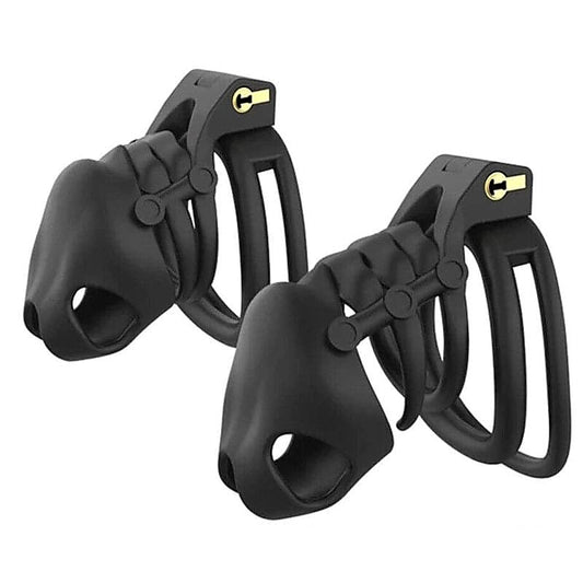Primal Pleasures - Dino-Inspired Chastity Cage for Intimate Exploration - Male Chastity