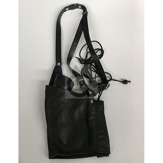 Leather Neck Corset Harness with Stuffer Gag - Bondage Gags and Bits