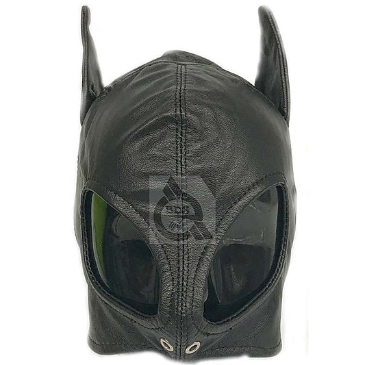 Wicked Wench Leather Feline Hood