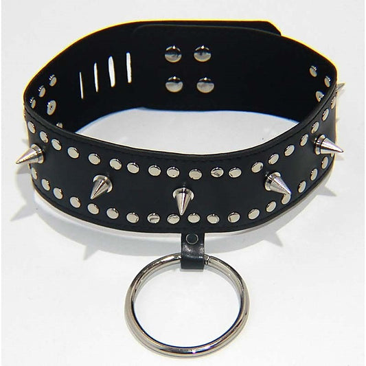 Punk Vegan Spiked Collar Heavy by BDStyle - Collars and Leads