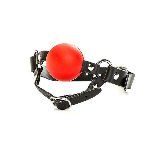 BDSM Ball Gag with Chin Strap Thin - Bondage Gags and Bits