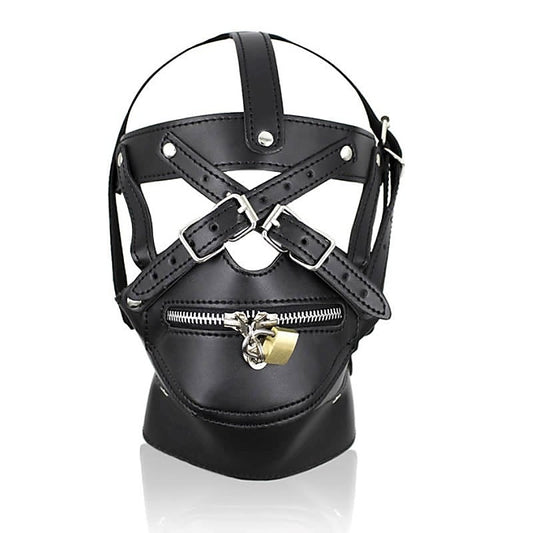 BDSM Hood Harness & Muzzle Thin - Bondage Hoods