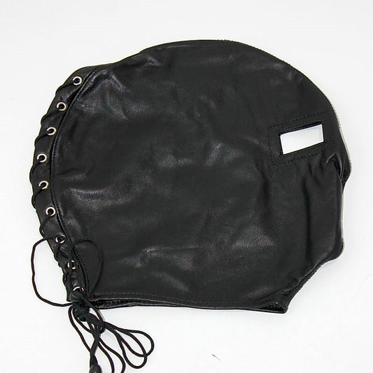 Open Eyed BDSM Hood Leather