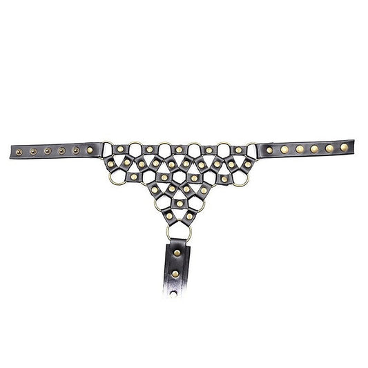 Studded G-String Bondage Thong