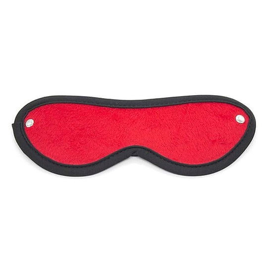 Downy Fetish Play Blindfold Black And Red - Fancy Dress Ups