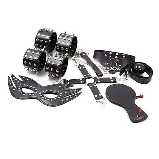 Spike 7 Piece Bondage Kit With Hogtie Kit