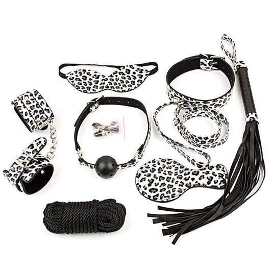Snow Leopard Bondage Kit 8 piece